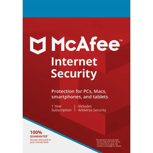 McAfee Internet Security – 1-Year / 5-Device