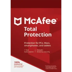 McAfee Total Protection – 1-Year / 1-Device – Europe/UK