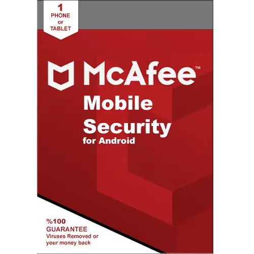 McAfee Mobile Security – 1-Year / 1-Android