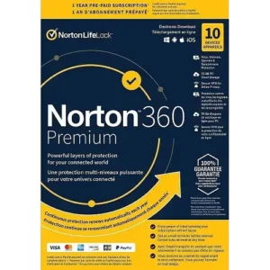 Norton 360 Deluxe with LifeLock Select – 1-Year / 5-Device