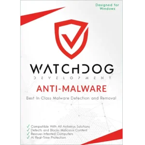 Watchdog Anti-Malware – 1-Year / 10-PC