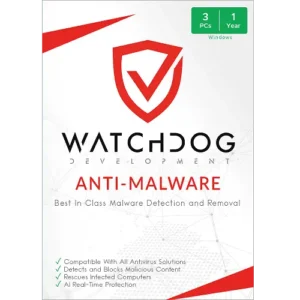 Watchdog Anti-Malware – 1-Year / 3-PC